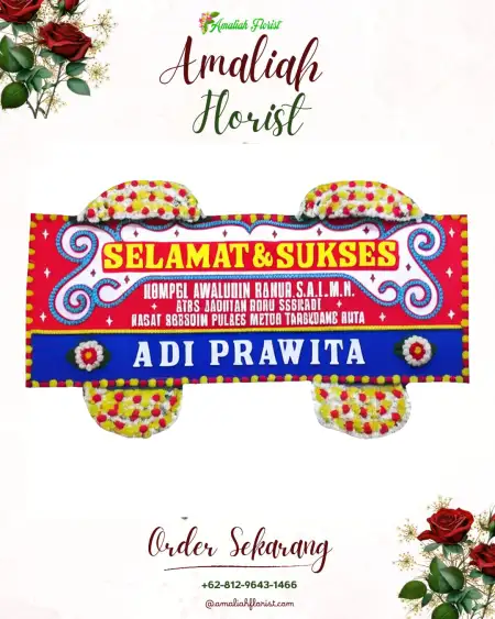 Papan Bunga Ucapan Selamat Banyuputih Lor